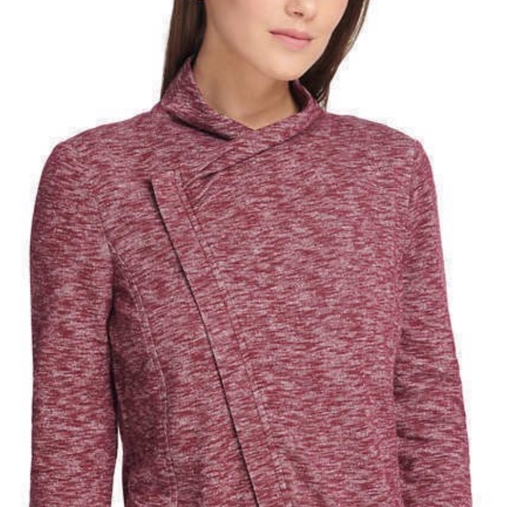 G.H. Bass & Co. Knit Zip Cardigan - Cherry - Small